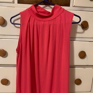 Sleeveless Women’s Large Pink Blouse.